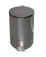 Урна с педалью 20 л (хром)