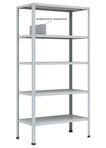 Стеллаж металлический Титан МС-750 1800x700x800/6