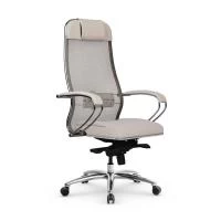 Кресло Samurai SL-1.04 MPES (сетка/экокожа молочная)