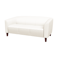 Диван 3-местный Оксфорд (Ecotex 3002 белый кожзам)