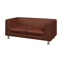 Диван 2-местный Эволюшн (Madras echil kelato коричневый кожа)